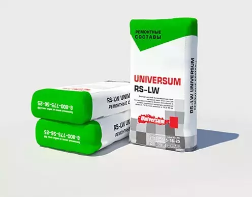 RS-LW UNIVERSUM Быстротвердеющая безусадочная сухая растворная смесь литого типа RS-LW UNIVERSUM Быстротвердеющая безусадочная сухая растворная смесь литого типа